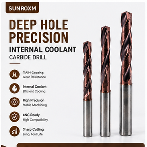 Solid Carbide Coolant Drill Bit TiAlN Coated