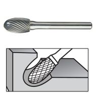 SE Oval Carbide Burs