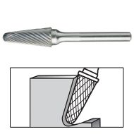 SL 14 Degree Taper Radius End Carbide Burs