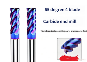 BWIN Flute Tapered Ball Nose 4 Flutes CNC Router Bits End Mill AlTin Coating