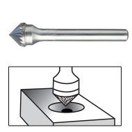 SJ 60 Degree Cone Carbide Burs