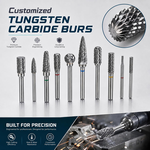Double Cut Tungsten Carbide Burs for Burr Cutting Machine