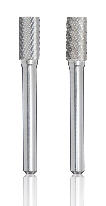 SA cylindrical carbide burs for deburring and shaping