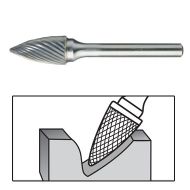 SG Tree Pointed End Carbide Burs