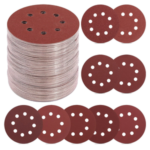 Abrasive Disc 125mm 8 Holes Hook and Loop Sandpaper 5 Inch