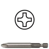 Phillips Power Bits 1/4 Hex Shank