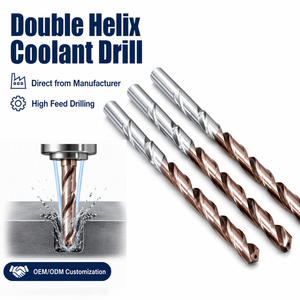 Solid Carbide 2 Flute Coolant Through Twist Drill Bit