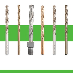 Double margin drills in jobber, piloted, threaded and Hi-Lok sizes