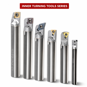 SCLCR Small Boring Bar CCMT Insert Set DLC Coated CNC Lathe Tool Holder Kit Right/Left/Internal Turning Control for Machine