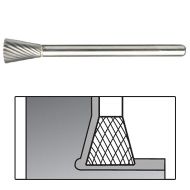 SN Inverted Taper Carbide Burs